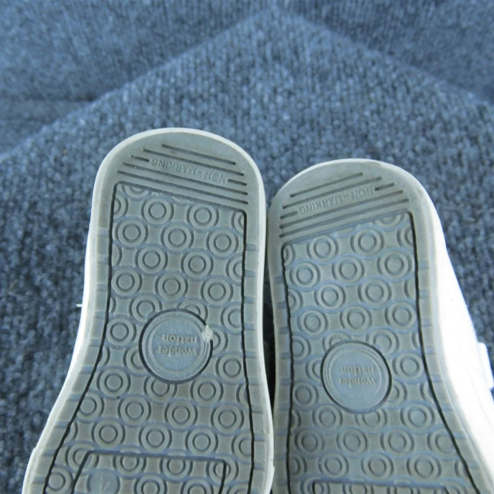 Wonder Nation Unisex‎ Sneaker Size T 4 Medium Shoes White Synthetic Hook & Loop